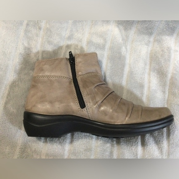 Romika Ibiza 106 Graphite Leather Ankle Boots EU 37 US 6 to 6.5 - Picture 7 of 10